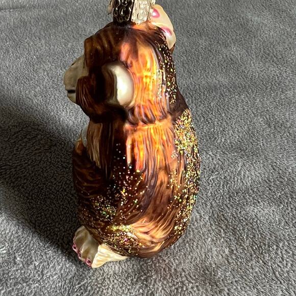 Old World Christmas Chimpanzee‎ Ornament - Picture 5 of 8